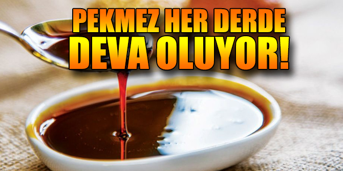 Pekmez soğuk havalara kalkan oluyor!