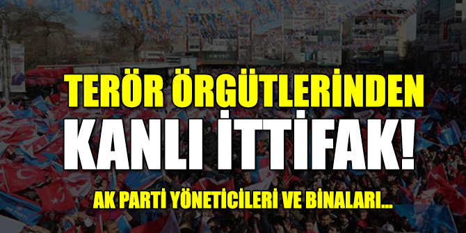Terör örgütlerinden kanlı ittifak!