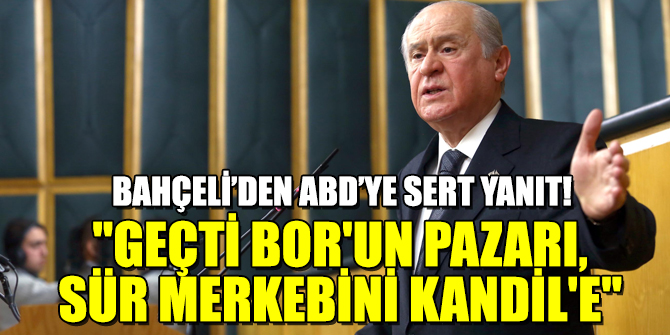 "Geçti Bor'un pazarı, sür merkebini Kandil'e"