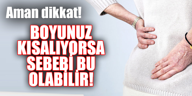 Boyunuz kısalıyorsa sebebi bu olabilir!