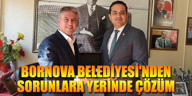 Bornova Belediyesi'nden sorunlara yerinde çözüm