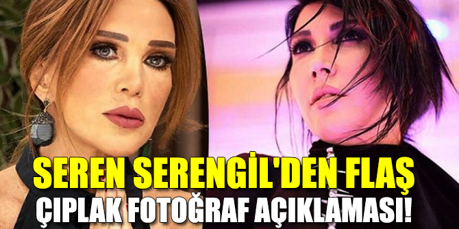 Serengil'den flaş çıplak fotoğraf açıklaması!