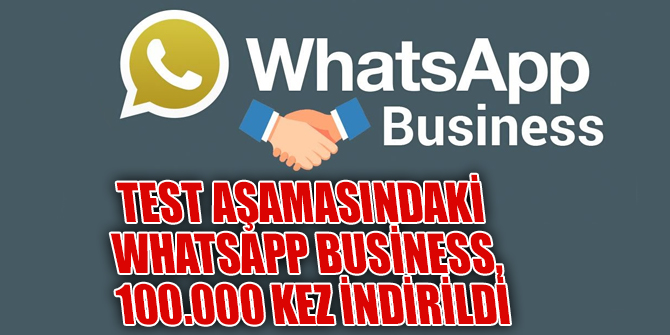 Test aşamasındaki WhatsApp Business, 100.000 kez indirildi