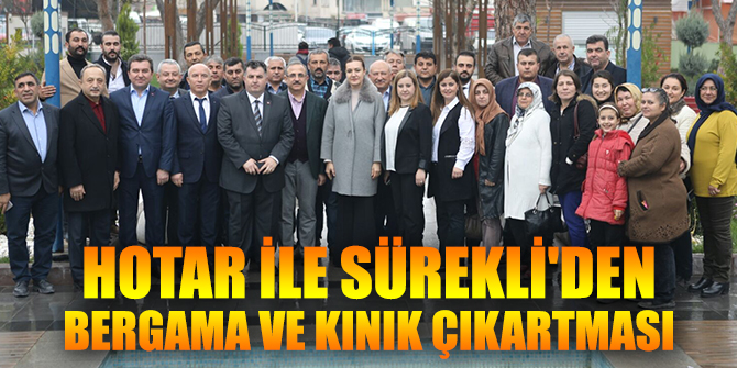 HOTAR İLE SÜREKLİ'DEN BERGAMA VE KINIK ÇIKARTMASI