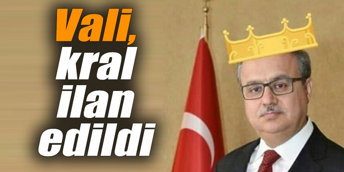 Okulları tatil eden Vali Su, sosyal medyada kral ilan edildi