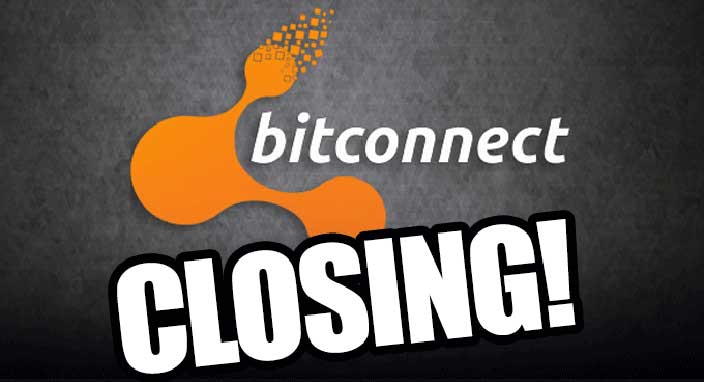 Kripto para Bitcoin’in değerinin düşmesi üzerine BitConnect kapatıldı