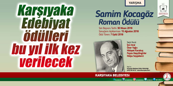 Karşıyaka Edebiyat Ödülleri bu yıl ilk kez verilecek