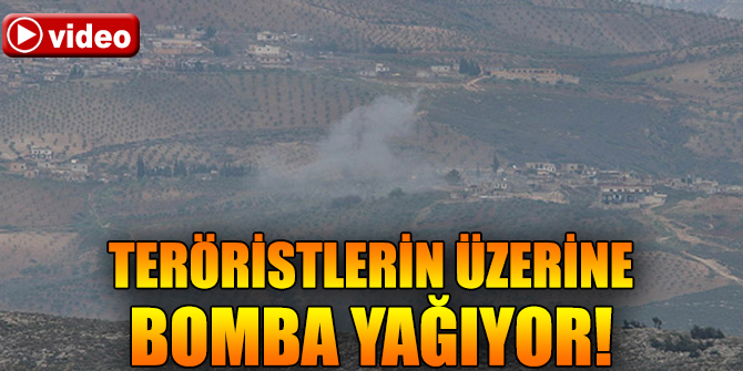 Türk Silahlı Kuvvetleri, teröristlerin üzerine bomba yağdırıyor