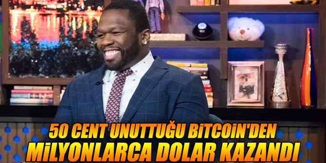 50 Cent unuttuğu Bitcoin'den milyonlarca dolar kazandı
