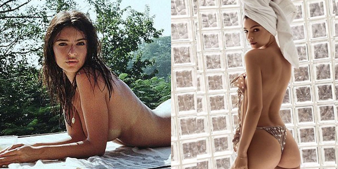 Ne ilk ne de son! Seksi model yine soyundu!