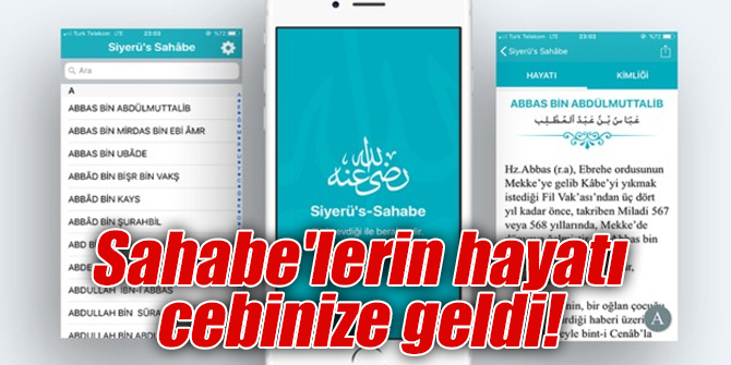 Sahabe'lerin hayatını anlatan uygulama Siyerû’s Sahâbe artık cebinizde
