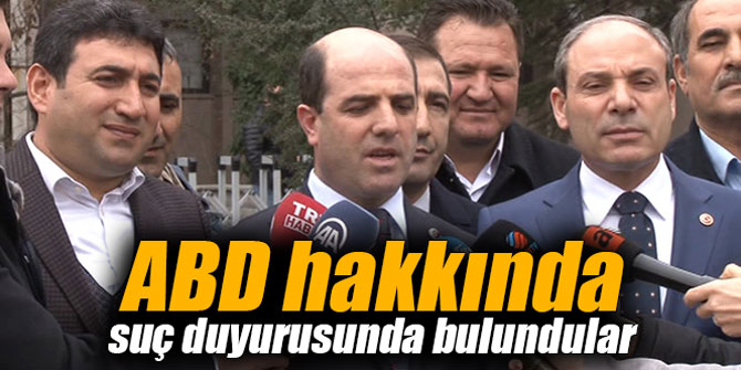 ABD hakkında suç duyurusunda bulundular
