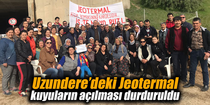 Uzundere’deki Jeotermal kuyuların açılması durduruldu