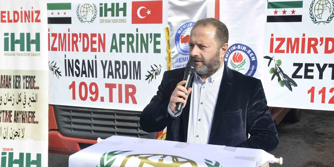 Afrin için yardım TIR’ları uğurlandı