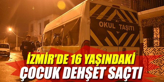 16 yaşındaki çocuk dehşet saçtı