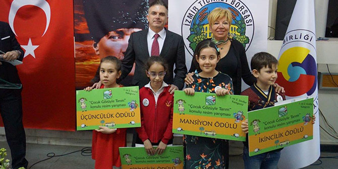 “Çocuk Gözüyle Tarım” Konulu Resim Yarışması ödül töreni yapıldı