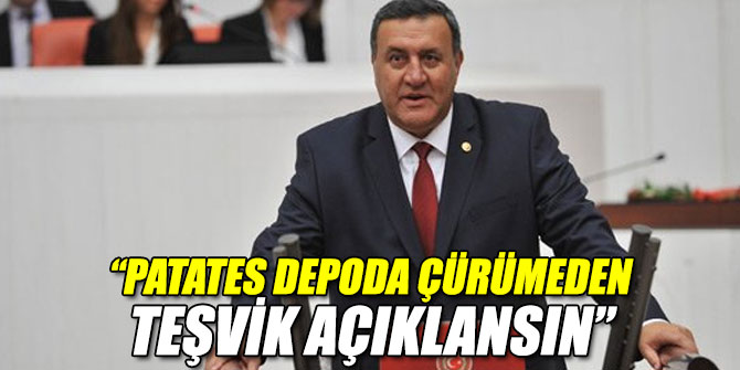 “Patates depoda çürümeden teşvik açıklansın”