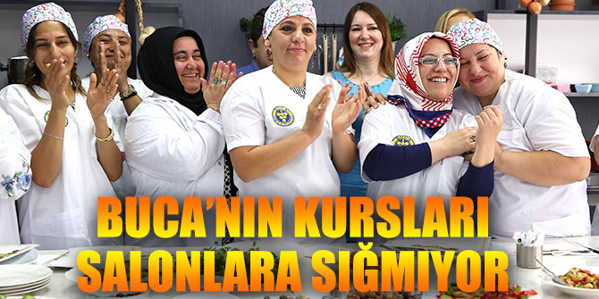 Buca’nın kursları salonları taşırıyor