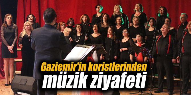 Gaziemir'in koristlerinden müzik ziyafeti