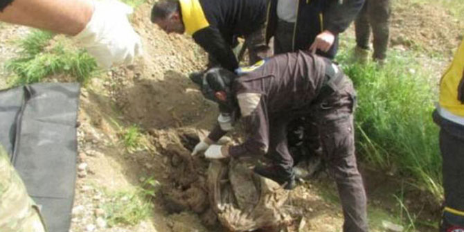 110 ÖSO askerinin toplu mezarı ortaya çıktı
