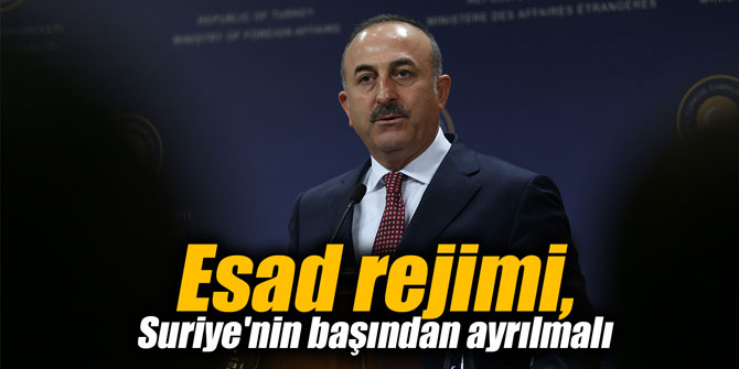 Esad rejimi, Suriye'nin başından ayrılmalı