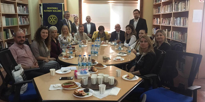 Bostanlı Rotary Kulübü'nden APİKAM'a Anlamlı Ziyaret
