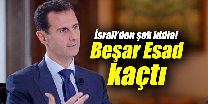 İsrail basınından şok iddia! Beşar Esad kaçtı