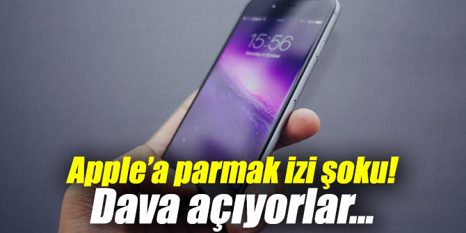 Apple’a parmak izi şoku! Dava açıyorlar...