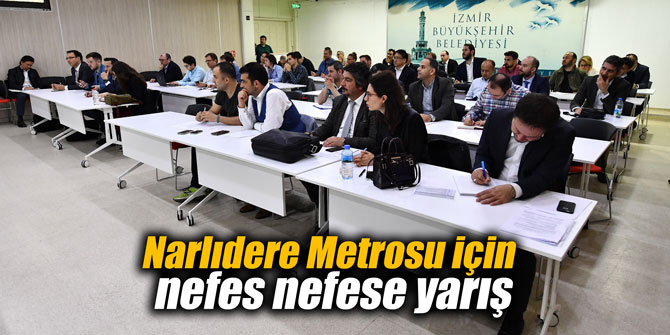 Narlıdere Metrosu için nefes nefese yarış