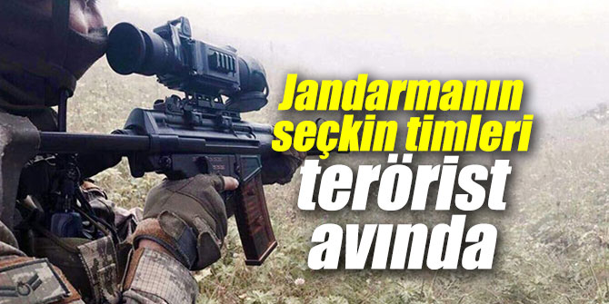 Jandarmanın en seçkin timleri kritik bölgede terörist avında