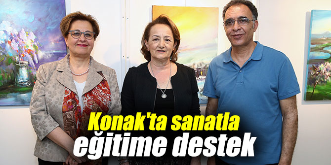 Konak'ta sanatla eğitime destek