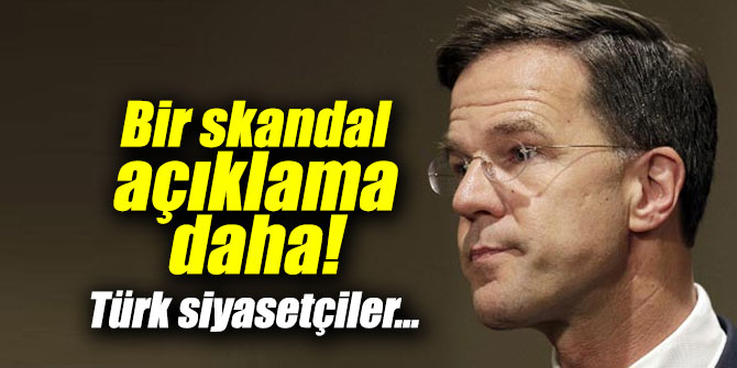 Bir skandal açıklama daha! Türk siyasetçiler...
