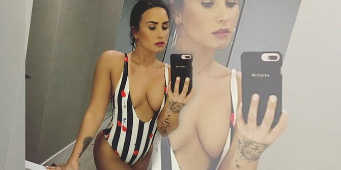 Demi Lovato'dan cesur selfie