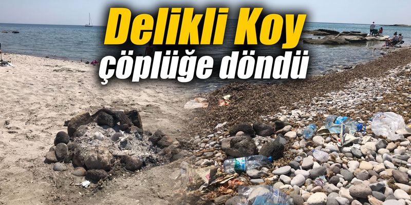 Delikli Koy çöplüğe döndü