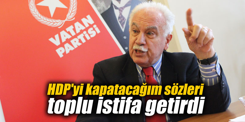 HDP'yi kapatacağım sözleri toplu istifa getirdi