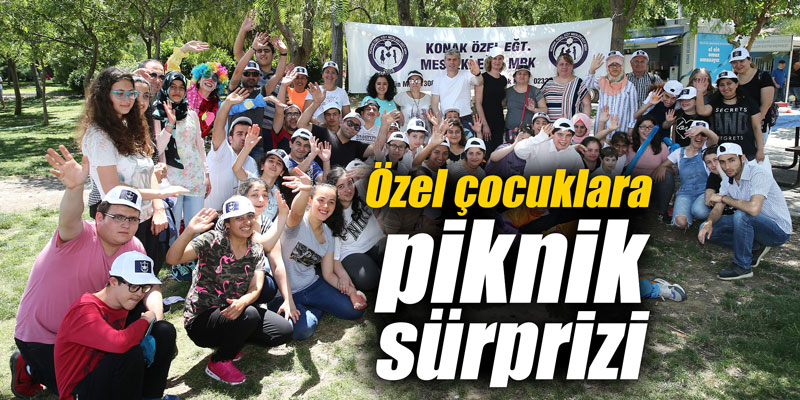 Özel çocuklara piknik sürprizi