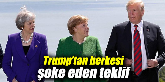 ABD Başkanı Trump’tan herkesi şoke eden teklif