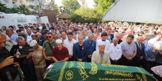 Uğur Başkanın babası son yolculuğuna uğurlandı