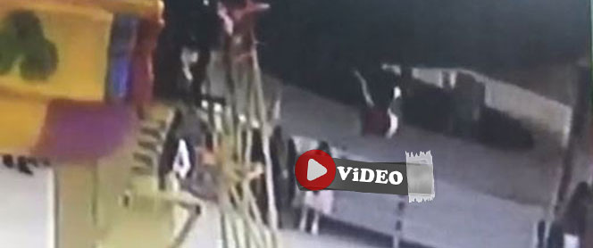 Lunapark'ta oyuncaktan düşen çocuk öldü... İşte o görüntüler