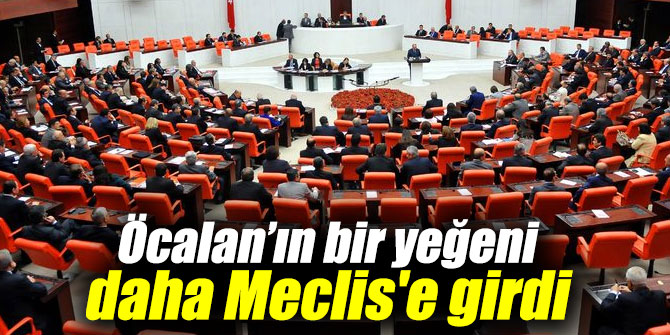 Öcalan’ın bir yeğeni daha Meclis'e girdi