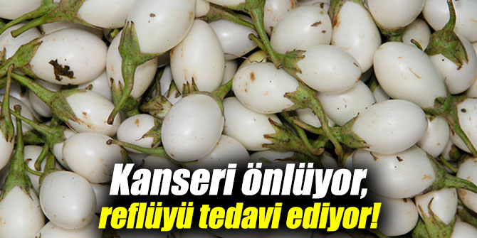 Kanseri önlüyor, reflüyü tedavi ediyor!