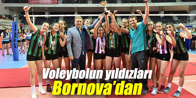 Voleybolun yıldızları Bornova’dan