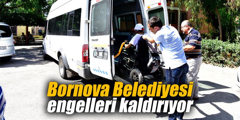 Bornova Belediyesi engelleri kaldırıyor