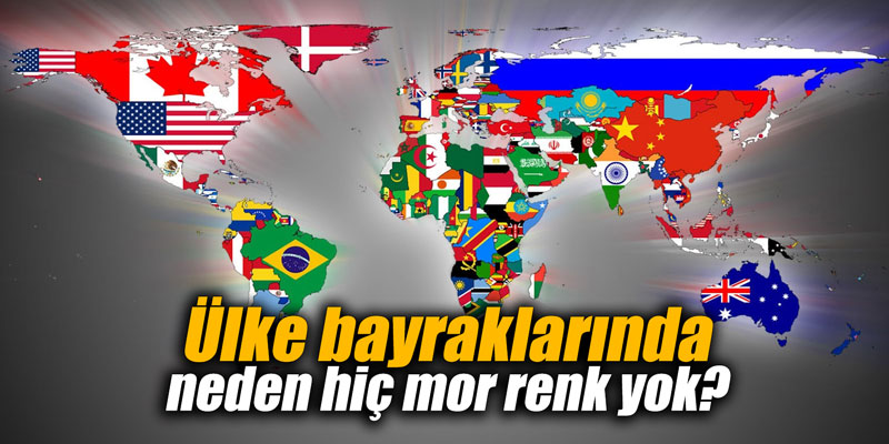 Ülke bayraklarında neden hiç mor renk yok?