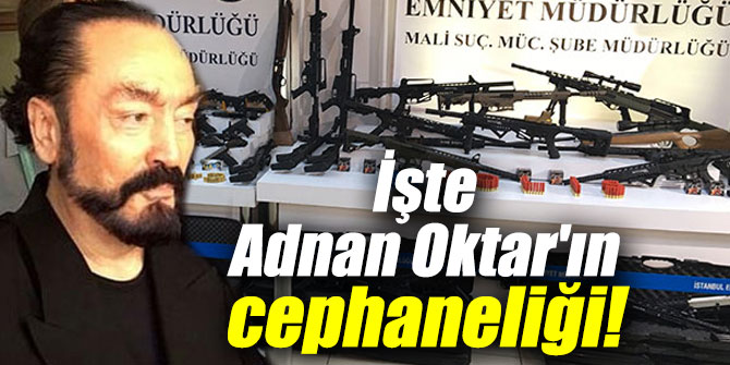 Kan donduran detaylar! İşte Adnan Oktar'ın cephaneliği...