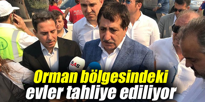 Bursa’da orman bölgesindeki evler tahliye ediliyor