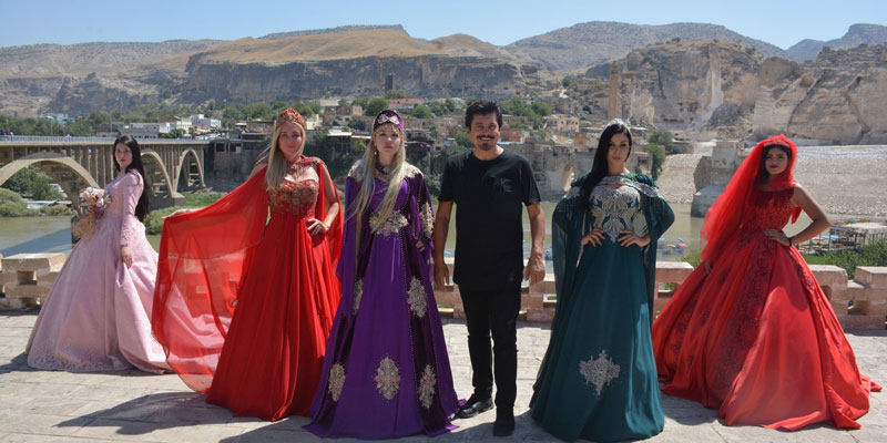 Ekin, Hasankeyf'te klip çekti