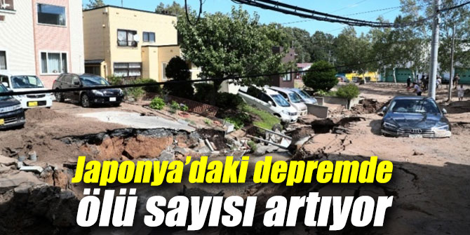 Japonya’daki depremde ölü sayısı artıyor