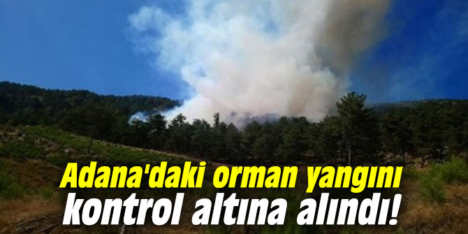 Adana'daki orman yangını kontrol altına alındı!