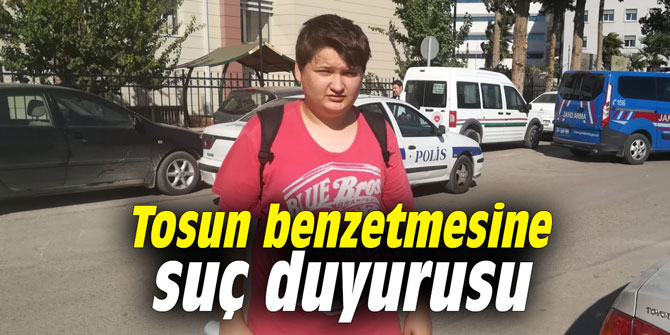 Tosun benzetmesine suç duyurusu